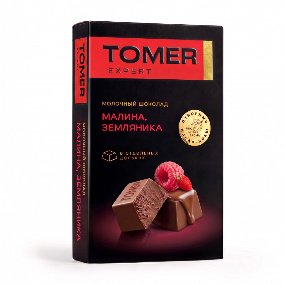  Фабрика Томер   Молочный шоколад Малина-Земляника, 90г  в Волжском