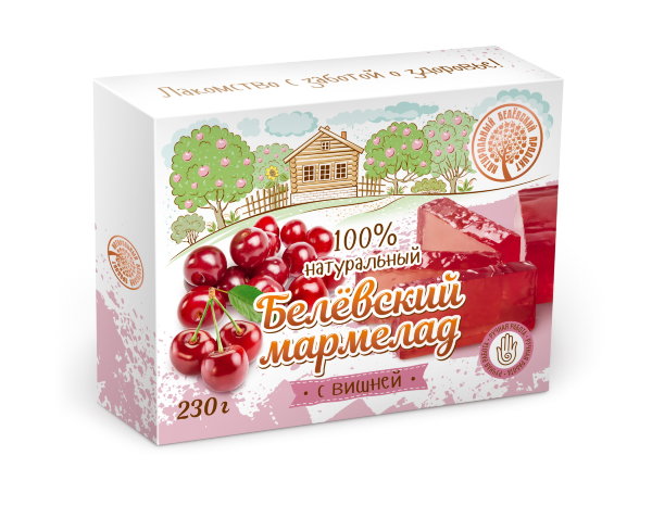 №2 Мармелад белевский "Вишня" 230г в Волжском