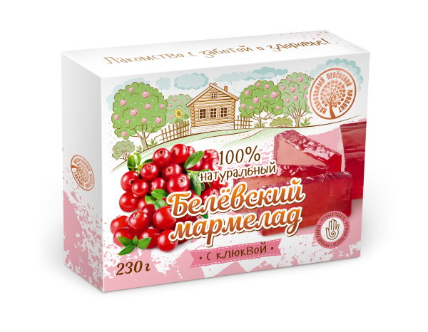 №2 Мармелад белевский "Клюква" 230г в Волжском