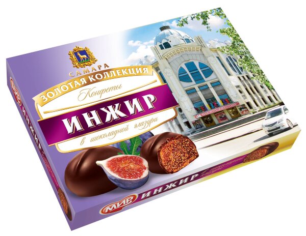 №2 КФ МИР Инжир в шоколадной глазури 160г в Волжском